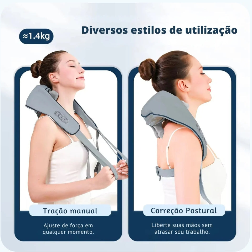 Massageador Cervical multifuncional Portátil - NeckSmart